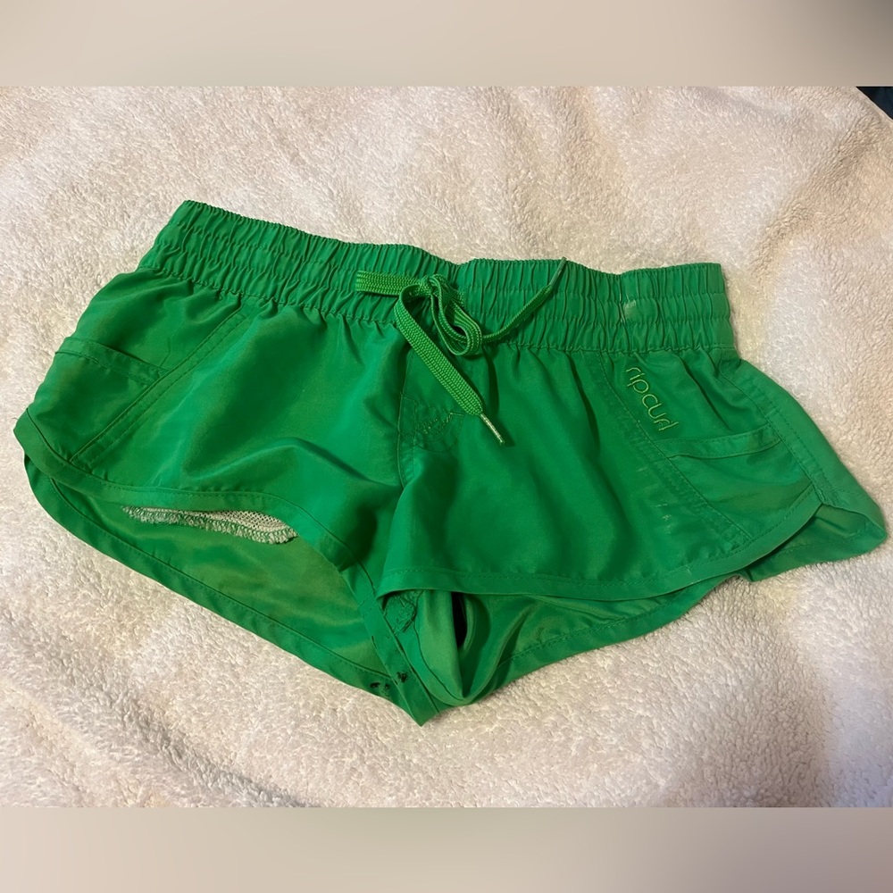 Rip Curl green board shorts
